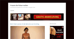 Desktop Screenshot of frauendiefickenwollen.com